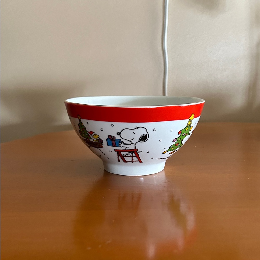 Snoopy Holiday Cereal Bowl